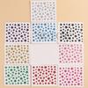 Transfronteiriço fonte nail art adesivo ins popular laser 3d estrela do prego adesivo glitter efeito unha