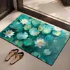 Alfombrilla de Piso para Baño, Absorbente de Agua, Secado Rápido, Alfombrilla de Piso de Barro Diatomeas, Estilo Estanque 3D, Resistente a Manchas, Lavable, Alfombrilla Antideslizante para Baño, Envío Directo Disponible