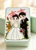 Caja Rectangular de Dulces para Boda, Recuerdos de Boda, Tarro de Dulces, Caja de Hojalata, Tarro de Dulces de Chocolate