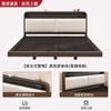 Colchón Marrón Coco Cama de Hierro Cama Doble Cama de Marco de Hierro para el Hogar Cama Engrosada Engrosada Cama de Suspensión Moderna y Simple Cama de Dormitorio