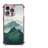 La funda de teléfono más vendida de la estación Temu, Qingshan Pintoresca de Nuevo Estilo Chino para Apple 17 Pro Max, 16 Funda Suave con Airbag Electrochapado