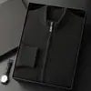 Cárdigan de cachemira para hombre al por mayor transfronterizo, estilo holgado y simple, cuello alto de punto, con cremallera, chaqueta engrosada, suéter de cachemira talla grande