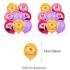 Decoração de Festa de Aniversário do Kirby Tema Transfronteiriço Banner Arranjo Bandeira de Bolo Conjunto de Balões