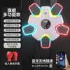 Objetivo de Boxeo Inteligente Transfronterizo con Música Bluetooth, Fitness Deportivo, Luces Fantasía de 8 Colores, Guantes para Objetivo de Pared de Entrenamiento en Casa