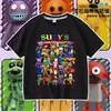 Nuevo Juego de Restaurante Pizzy's Parlor Ropa de Merchandising Camiseta de Manga Corta para Niños Top de Verano Moderno