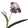 Flor Artificial de 2 Cabezas de Eva Iris Flor de Boda Arreglo Floral Decoración Floral para Interiores del Hogar Adornos Fotografía Flores Falsas