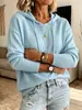Sudadera de punto con capucha de lana, superventas transfronterizo para otoño e invierno para mujer, suave y agradable para la piel, estilo casual, versátil para ir al trabajo, jersey cálido