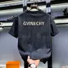Camiseta de Verano para Hombre 2026 Moda Americana Estampada con Letra de Manga Corta Camiseta de Cuello Redondo Tie-Dye Elegante de Manga Corta