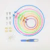 Venta al por mayor Aro de Bordar Elástico Grande de Plástico Multicolor Aro de Bordar Elástico para Punto de Cruz Soporte de Bordado Elástico Juego de Herramientas de Bordado DIY Fabricante