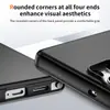 Capa para Celular S26, Cor Sólida Simples, Anti-Queda, Capa Protetora para Celular Amiga da Pele, Estilo Nicho de Alta Qualidade, Adequada para Capas de Celular Samsung