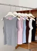 Camisola Chaleco de Lana Tencel Lyocell con Cuello en U para Mujer, Sin Mangas para Primavera y Verano, Capa Base Amigable con la Piel, Camiseta sin Mangas Ajustada