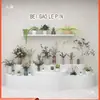 Expositor de Isla para Tienda de Ropa, Expositor de Agua Corriente con Forma de Nube, Vitrina para Floristería, Vitrina para Zapatos y Accesorios, Expositor de Piso