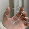 Pulseira de Prata S925 com Borla Inteligente e Bolinha Pequena para Mulheres Doce e Delicada Mais Fácil de Combinar Pulseira com Atributo "Anu"
