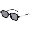 Nuevas gafas de sol cuadradas artísticas retro de tiro callejero transfronterizo de moda europea y americana, gafas de sol antiazules INS modernas transfronterizas