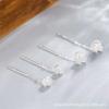 Pendientes de Hilo para Oreja con Nudo Ruyi de Aguja de Plata 925 y Borla, Estilo Popular Nuevo 2026 para Mujer, Lujo Ligero, Pendientes Únicos de Nicho