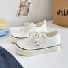 Zapatos de Lona Transpirables de Altura Interior Nuevas Explosiones Primavera y Verano 2025 Zapatos Deportivos Versátiles Zapatos de Tabla Bajos 6639