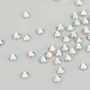 Pedras Strass Redondas com Fundo Plano para Atacado, Pedras de Vidro com Fundo Plano, Acessórios DIY para Nail Art, Pedras Strass Coloridas, Pedras Strass Trituradas Deslumbrantes, Venda Quente Transfronteiriça