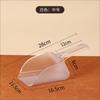 Pá de gelo de plástico de resina grossa, pá de grãos para loja de chá e leite, pá grande de acrílico antiqueda, pá de pipoca para alimentos