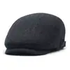 Chapéu masculino quente de outono e inverno espesso moda chapéu de velho boné de aba para frente comércio exterior transfronteiriço Boina masculina boné boné
