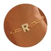 2024 Nuevo Diseño Transfronterizo de Amazon Pulsera de Clip para Papel Burbuja con 26 Letras Incrustadas de Circonita Regalo de Moda
