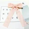 Popular Estilo Coreano Estilo Ballet Doce Longa Fita Bico de Pato Acessórios de Cabelo para Mulheres Camada Dupla Fita Laço Grampo de Cabelo