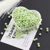 Pérola de Imitação ABS 6mm Alto Brilho Colorida Furo Reto Contas Soltas DIY Pulseira Colar Artesanal Material para Miçangas Acessórios