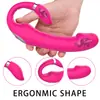 Comercio exterior transfronterizo vibrador en forma de C punto G dildo de silicona para mujeres, juguete sexual para adultos, dispositivo de automasaje