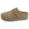 Sandalias de Plataforma Retro tipo Birkenstock con Bordado de Fuegos Artificiales para Mujer, Nuevos Zapatos Perezosos Estilo Coreano Otoño 2026
