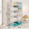 Estante de almacenamiento para clasificación por tema, gabinete vertical de almacenamiento de libros de múltiples niveles para escritorio de estudiante, estantería para archivos A4 de escritorio de oficina