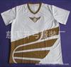Camiseta publicitaria con cuello en V 100% poliéster puro, exportación directa de fábrica, impresión de comercio exterior, camiseta promocional