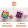 Gomas Pequeñas Desechables para Mujer, Colores Vivos, Pequeños Elásticos para el Cabello que No Dañan, Bandas para el Cabello y Accesorios Infantiles de Alta Elasticidad