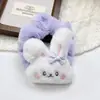 Linda Banda para el Cabello de Peluche de Dibujos Animados Tocado para Muñeca DIY Accesorios para el Cabello Hechos a Mano Banda Elástica Alta Regalos Pequeños Venta al por Mayor