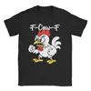 Camiseta de Algodón Transfronteriza Interesante F-Caw-F Pollo Fcaw Ropa Camiseta Unisex Camiseta de Algodón Camiseta de Nueva Llegada