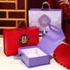 Caja de Dulces para Boda, Caja de Souvenir de Boda de Alta Gama, Bolsa de Dulces, Creativa Caja China Vacía de Compromiso Embalaje Caja de Regalo