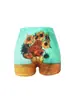 D9895 Amazon Quente Europeu e Americano Feminino Sexy Feminino Shorts Apertados Shorts Estampados Calças de Yoga