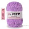 4 Ovillos de Hilo de Algodón Leche de Grosor Medio Hilo para Bebé Kit de Materiales para Tejer Crochet Hecho a Mano DIY Ramo de Muñeca