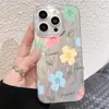 Funda de Gasa con Plumas Frescas Estilo Coreano para iPhoneair Nuevo para Teléfono Apple 18 Pro Max 15 Cubierta Protectora