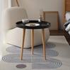 Mesa de Centro Pequeña Moda Moderna Mesa de Centro Pequeña Sala de Estar Dormitorio Mesa Auxiliar para Sofá Mesa Pequeña de Noche Mesa de Centro de Madera Maciza