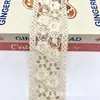 Novos Acessórios de Renda de Fio de Lantejoula de Organza Estilo Étnico de 6,5 cm de Largura Corda de Algodão Bordado Roupas Bainha de Saia