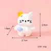 Novas Figurinhas Originais de Animais Fofos de Resina Desenho Animado Porco Coelho Gato Galinha Cachorro Artesanato Caixa Surpresa Figurinhas de Resina
