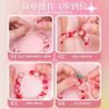 Frisado artesanal DIY Material Bolsa Pulseira Infantil Meninas Brinquedos Meninas Auto-frisado Glaze Pulseira Princesa Colar