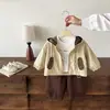 Conjunto Masculino Jaqueta de Outono Moda Estiloso Novo Tendência Bebê e Criança Pequena Primavera e Outono Estilo Coreano Conjunto de Três Peças