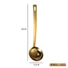Espátula de cocina para exportación de acero inoxidable, cuchara sopera, cuchara coladora, cuchara para pasta, juego de siete piezas, ventas directas de fábrica
