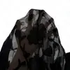 Blazer de encaje transparente para mujer, traje jacquard de malla con solapa, corte entallado, moda europea y americana para mujer, transfronterizo