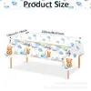 Novo Urso de Pelúcia Aquarela Azul Festa de Chá de Bebê Decoração Tema de Bebê Prato de Papel Descartável Guardanapo