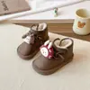 Botas de Nieve Gruesas Forradas de Felpa para Niños 2025 Invierno Impermeables Antideslizantes Cálidas de Algodón para Niñas y Niños Botines