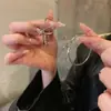 Brincos Ovais Simples de Agulha de Prata Metal Frio Argola de Orelha Leve Luxo High-end Moda Brincos Senso de Design Nicho