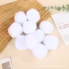 Em estoque 5cm pompons coloridos de polipropileno bolas de neve brancas de Natal brinquedo de decoração DIY de bandeja de ovos para jardim de infância bolas de pelúcia