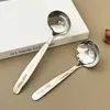 Familia de Osos Acero Inoxidable 316 Olla Caliente Cuchara Hogar Cocina Especial Mango Largo Cuchara para Sopa Resistente a Altas Temperaturas Profundización Concha para Sopa