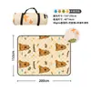 Esterilla Plegable Extra Grande para Exteriores a Prueba de Humedad Esterilla de Playa para Camping Esterilla de Camping Impermeable Césped Engrosada Esterilla Ultrasónica para Picnic